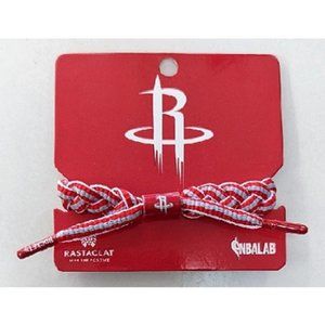 🏀🆕 HOUSTON ROCKETS MEDIUM/LARGE BRAIDED WRISTBAND BRACELET - NBA - UNISEX